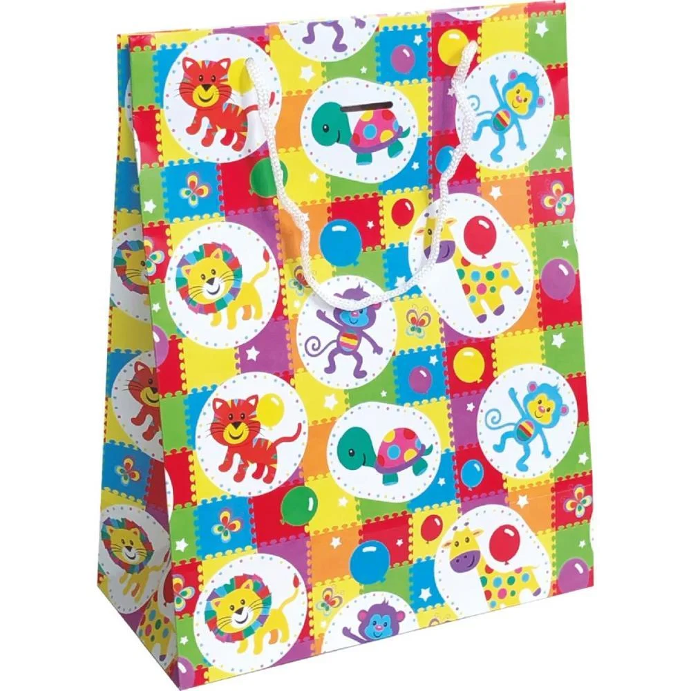 Sacola Para Presente Decorada Festas M 27X21X10Cm (S) Cristina (Pct.c/10) - imagem 4