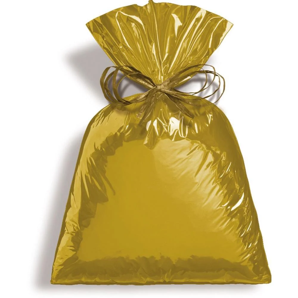 Saco Metalizado 25X37Cm Dourado Cromus (Pct.c/50) - imagem 2