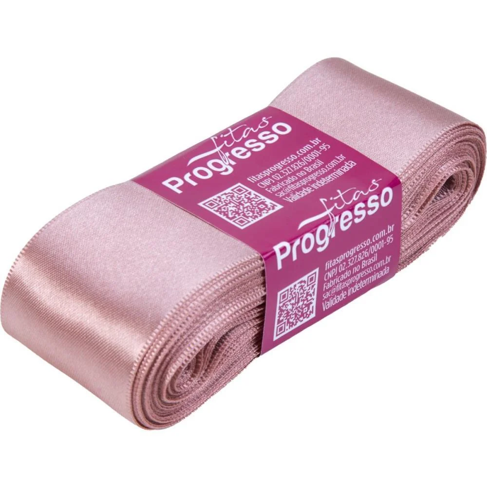 Fita De Cetim 38Mm 10M. Rosa Velho Fitas Progresso (Unidade) - imagem 2
