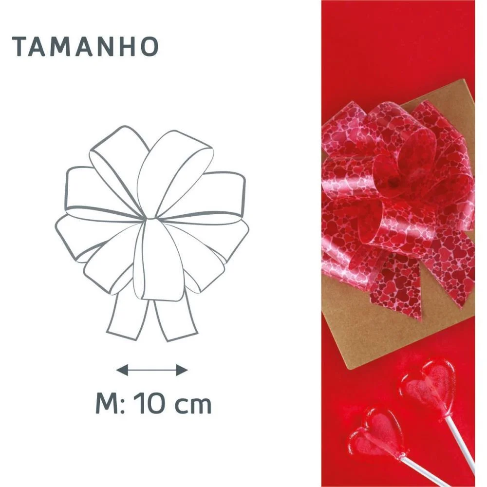 Laco Pronto Decorado 30Mmx84Cm Amore (S) Emfesta (Pct.c/100) - imagem 5