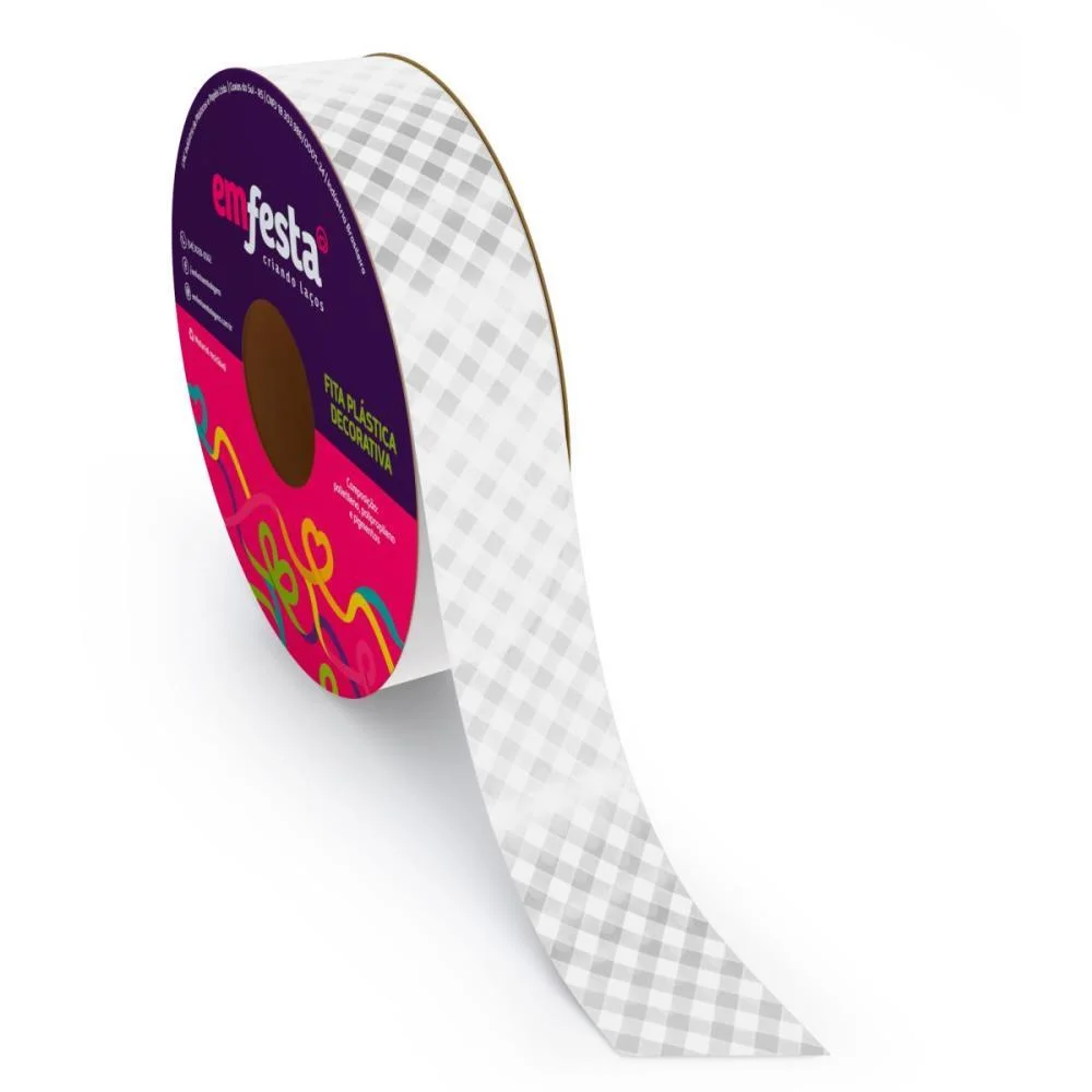Fita Poli Decorada 30Mmx30M Cristalle (S) Emfesta (Pct.c/05) - imagem 9