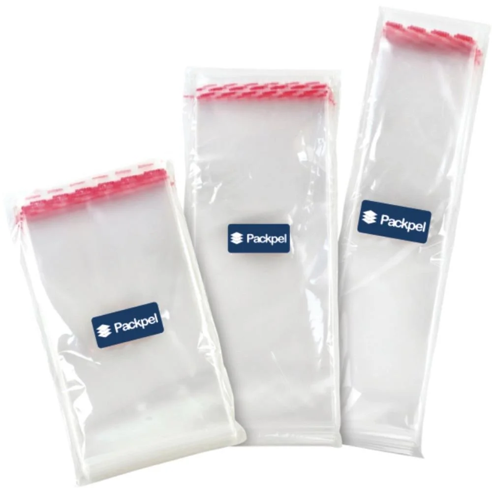 Saco Adesivado Transparente 10X10Cm+3Cm Aba Packpel (Pct.c/50) - imagem 3