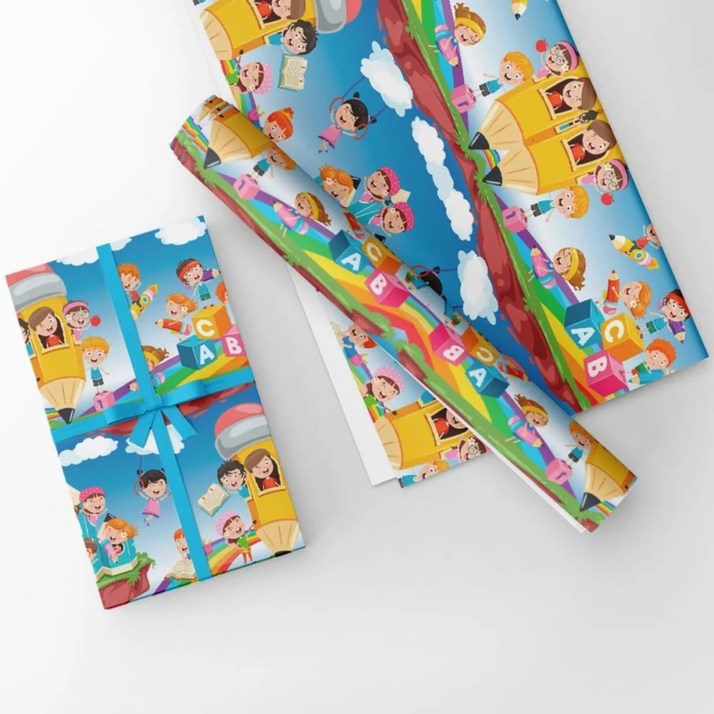 Papel Presente Bobina Couche 40Cm. Mod.134 Abc Gessele (Bo-100Mts) - imagem 4