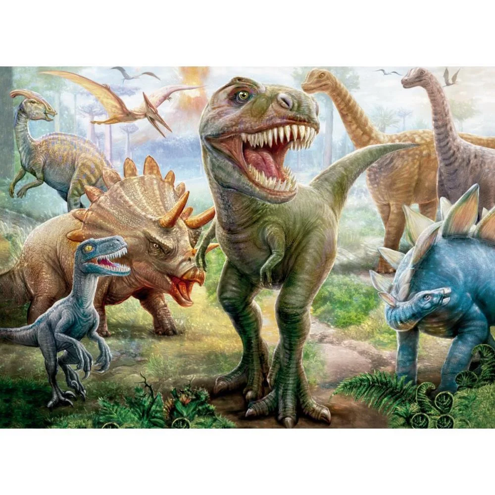Quebra-Cabeca Cartonado Dinossauro 100 Pcs Grow (Unidade) - imagem 4