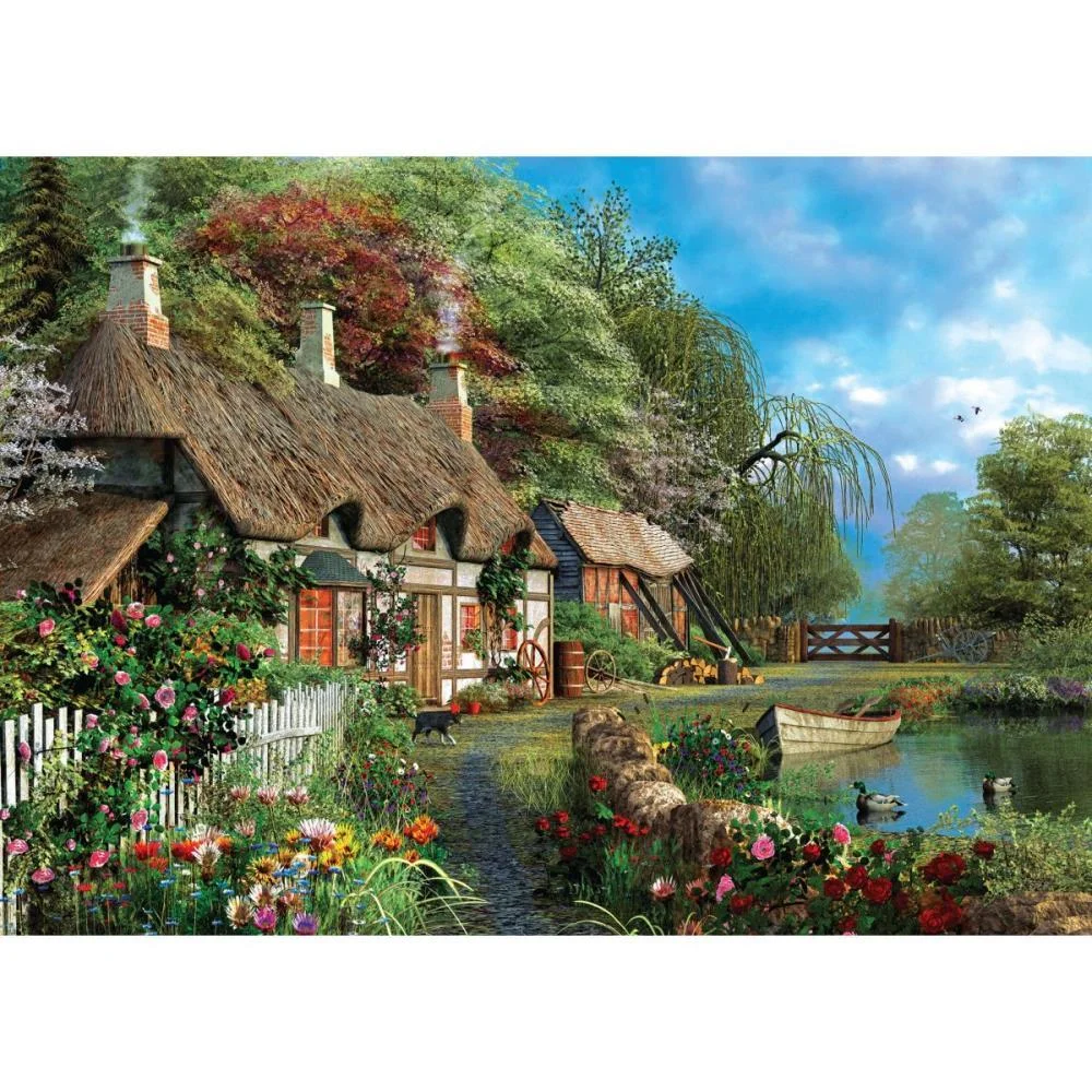 Quebra-Cabeca Cartonado Casa No Lago 1000 Pcs Grow (Unidade) - imagem 4