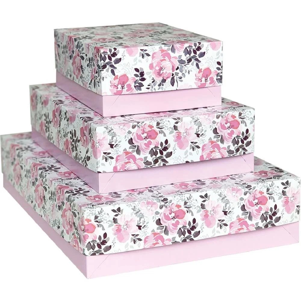 Caixa Para Presente Com Tampa Natureza Pq 19X14,5X7,5 Sortid Cristina (Pct.c/20) - imagem 3