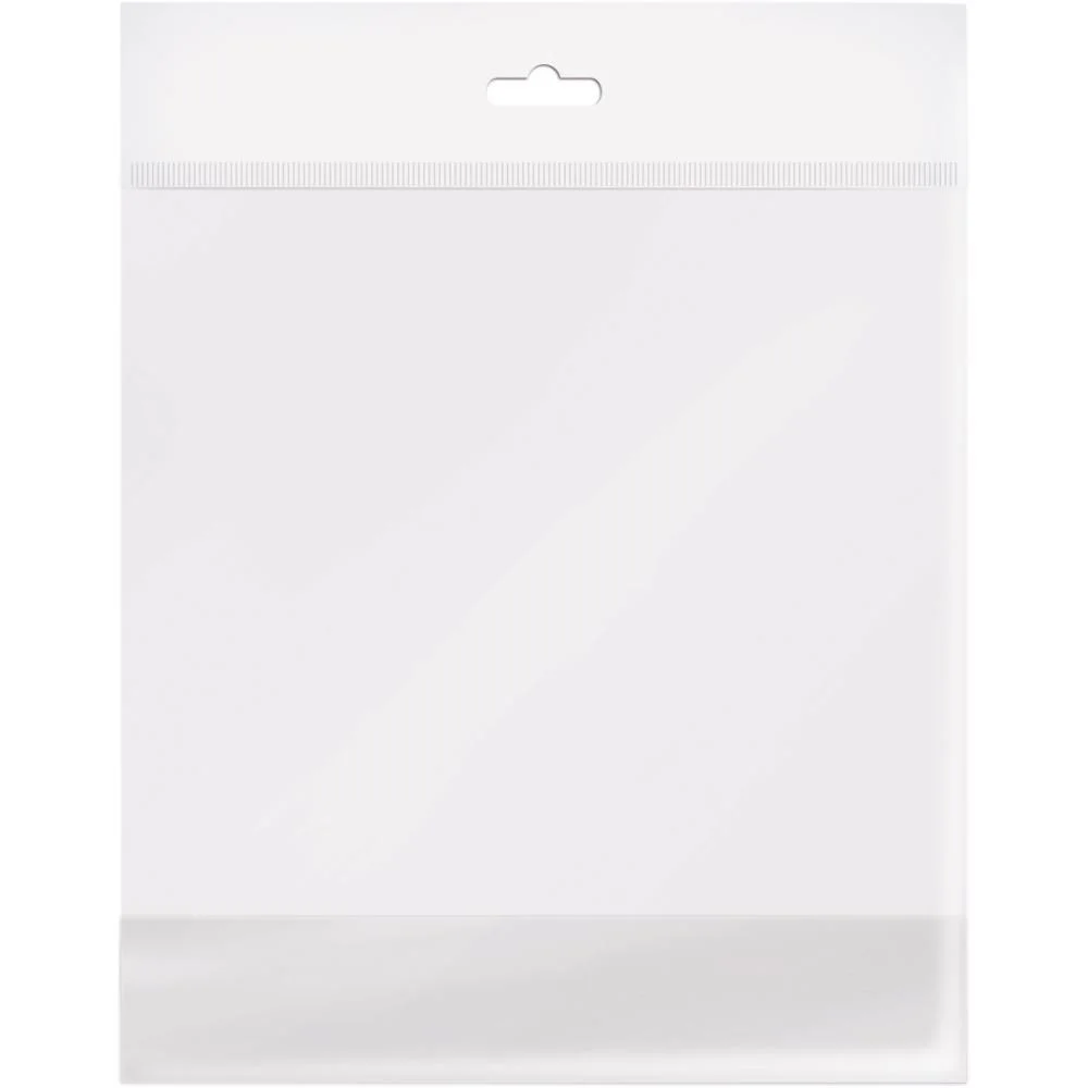 Saco Adesivado Transp. C/Furo 06X7+3Cm Aba Cromus (Pct.c/100) - imagem 2