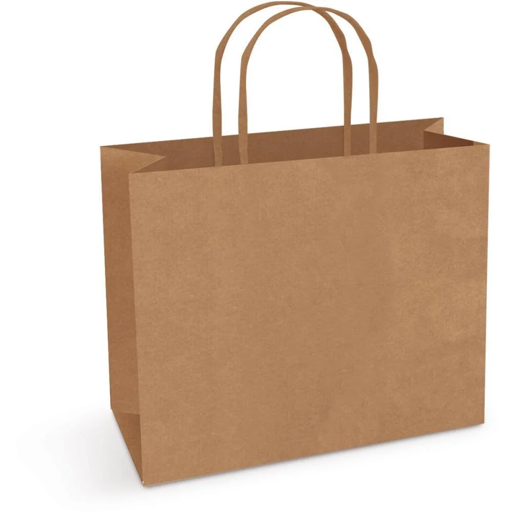 Sacola Para Presente Kraft M 22X30X9Cm Horizontal Packpel (Pct.c/50) - imagem 2