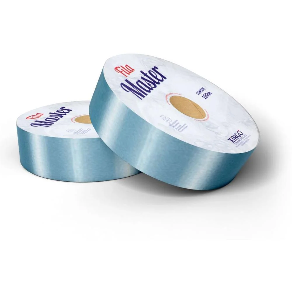 Fita Master Lisa 32Mmx50M Azul Claro Xingo Embalagens (Unidade) - imagem 3