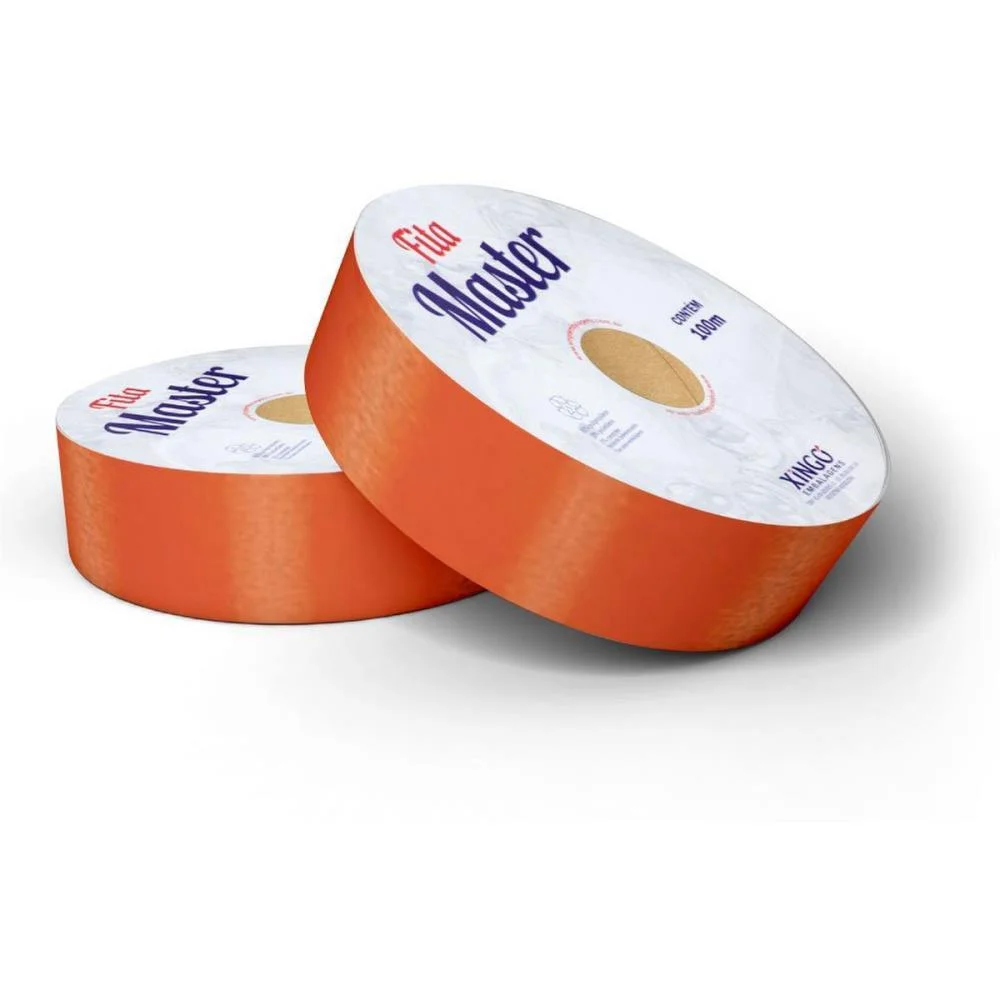 Fita Master Lisa 32Mmx50M Laranja Xingo Embalagens (Unidade) - imagem 2