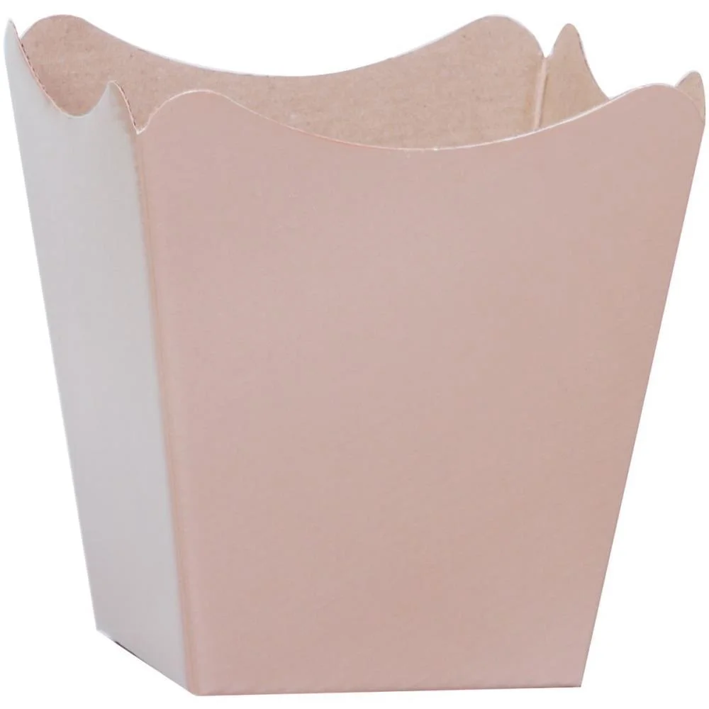 Cachepot Paper Liso Pote 15 Nude 16X17X11Cm Xingo Embalagens (Pct.c/10) - imagem 2