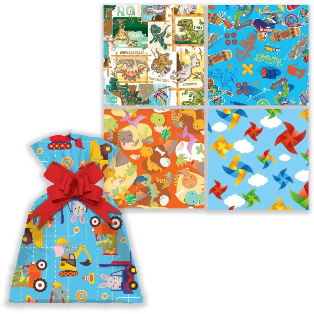 Saco Metalizado 30X45Cm Infantil Masculino Sortido Gala Embalagens (Pct.c/50) - imagem 3