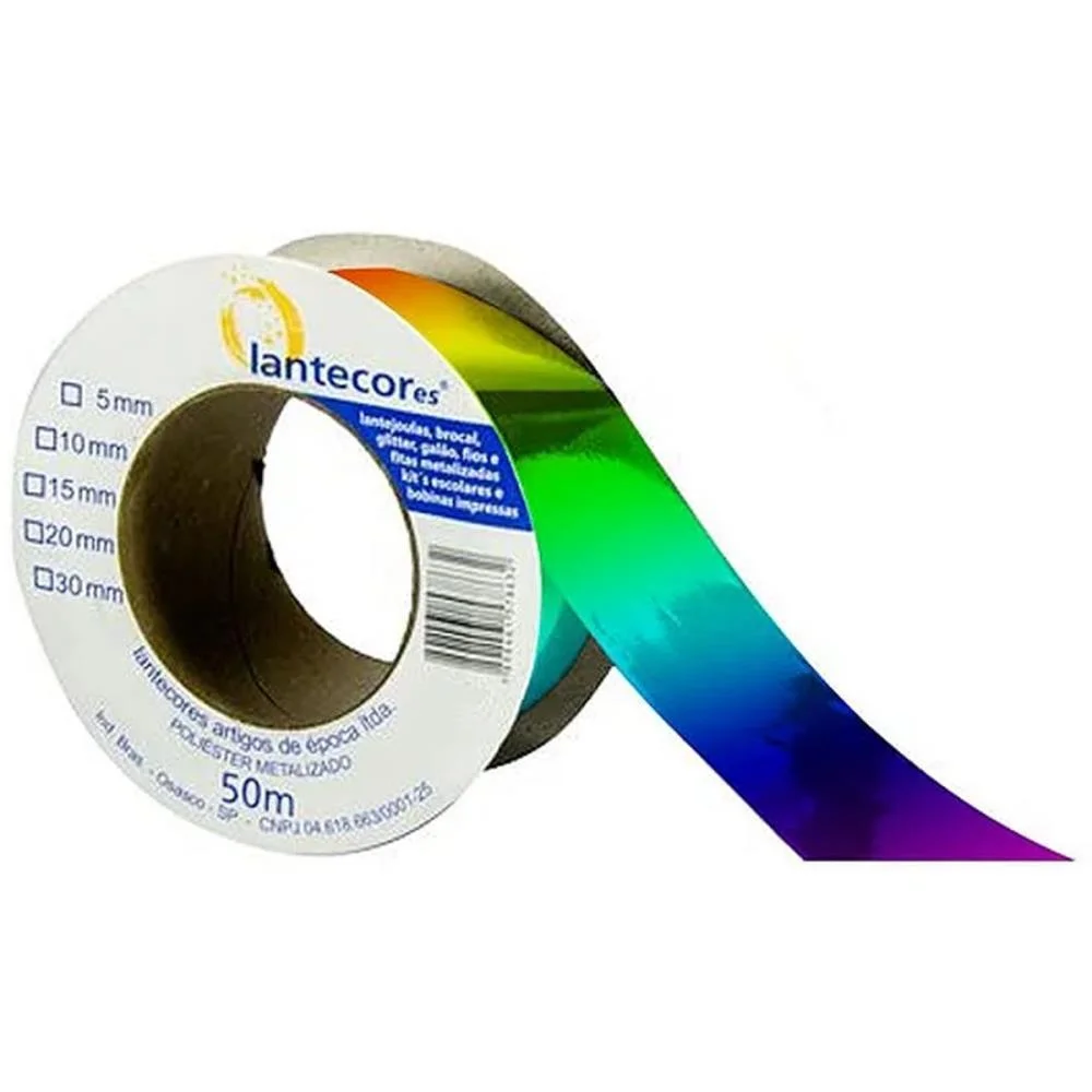 Fita Metaloide 15Mmx50Mts. Multicor Lantecor - imagem 2