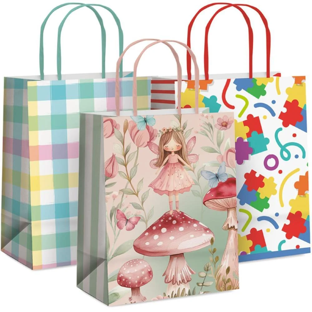 Sacola Para Presente Decorada Bebe/Infantil P21,5X15X8Cm (S) Cromus (Pct.c/10) - imagem 2