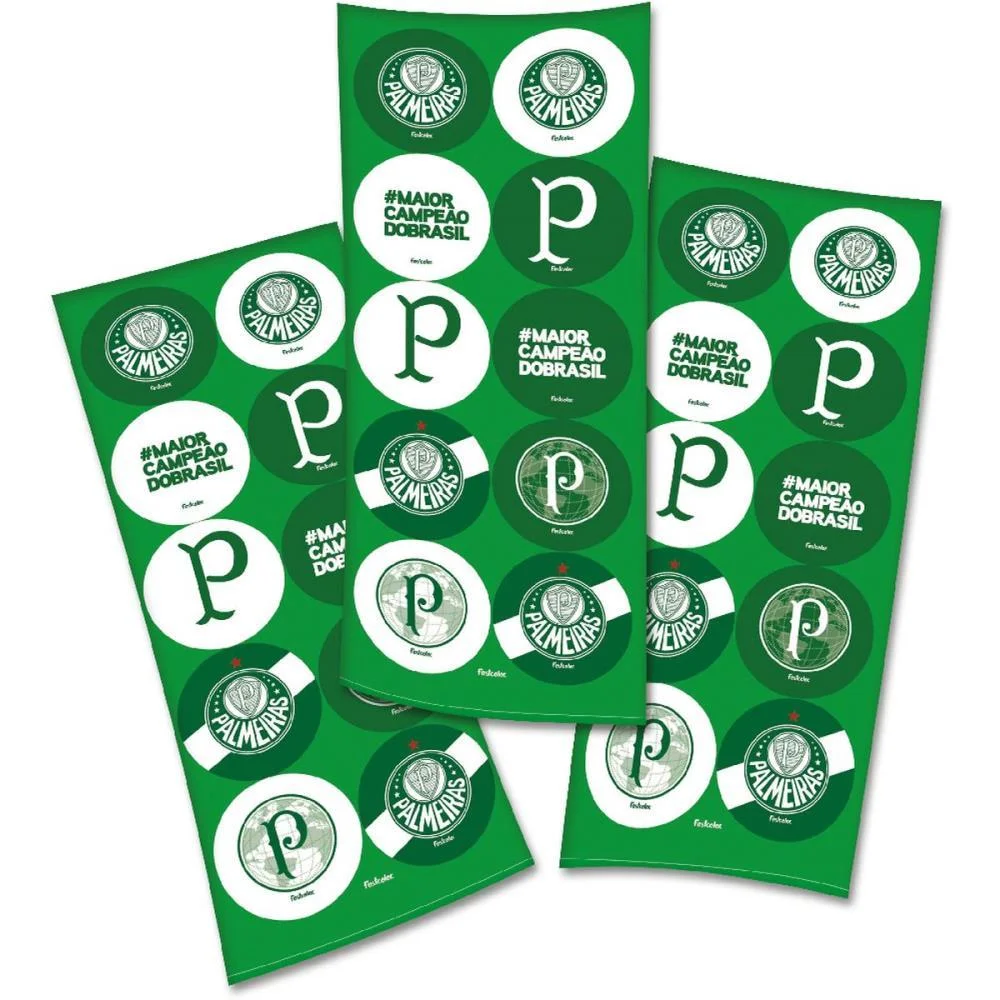 Adesivos Decorados Palmeiras Festcolor (Pct.c/30) - imagem 3