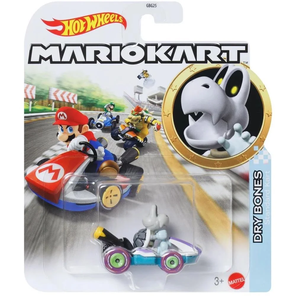 Hot Wheels Mario Kart Mario Kart Réplica Car.1:64 (S Mattel - imagem 4