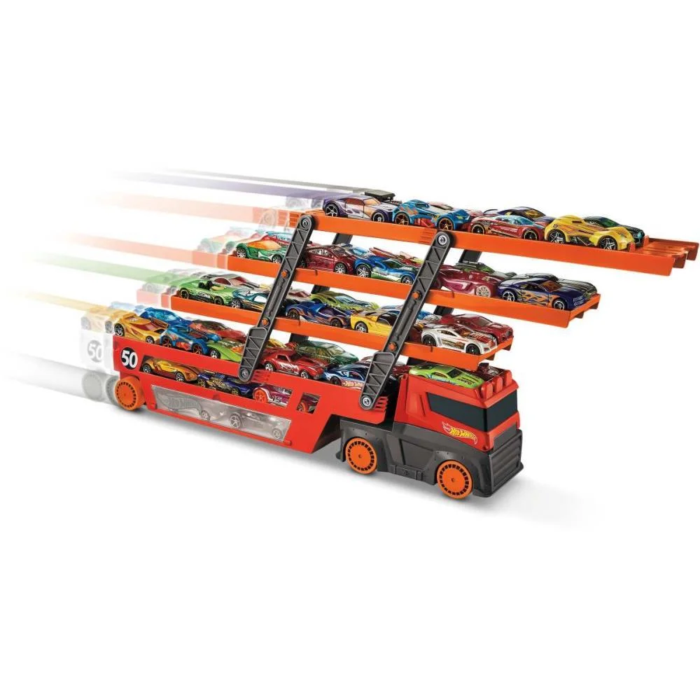 Hot Wheels Pista City Mega Caminhão Reboque Mattel (Unidade) - imagem 3