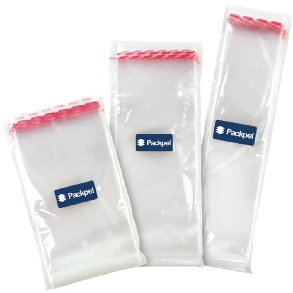 Saco Adesivado Transparente 08X15Cm+3Cm Aba Packpel (Pct.c/50) - imagem 2