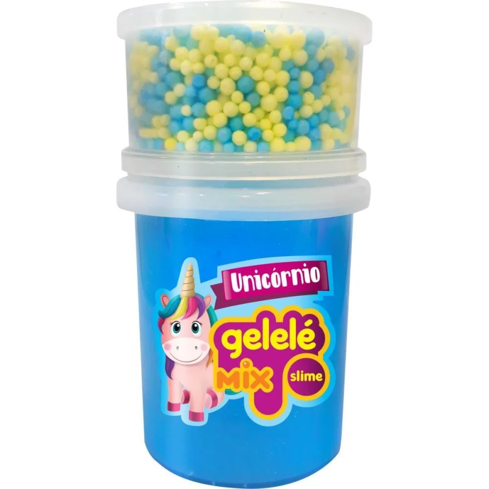 Slime Gelele Mix Surpresa Unicornio Doce Brinquedo (Dp.c/12) - imagem 4