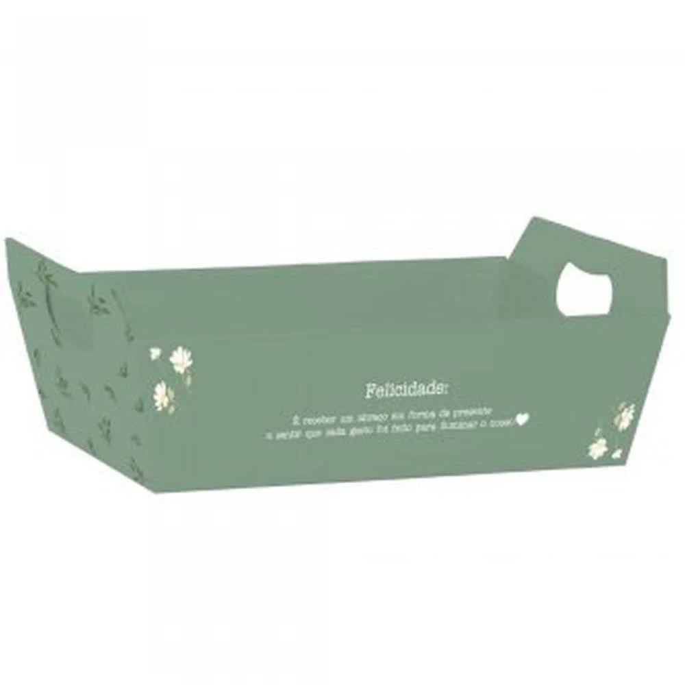 Cesta De Papel Daisy P 21,5X8X15Cm Xingo Embalagens (Pct.c/04) - imagem 2