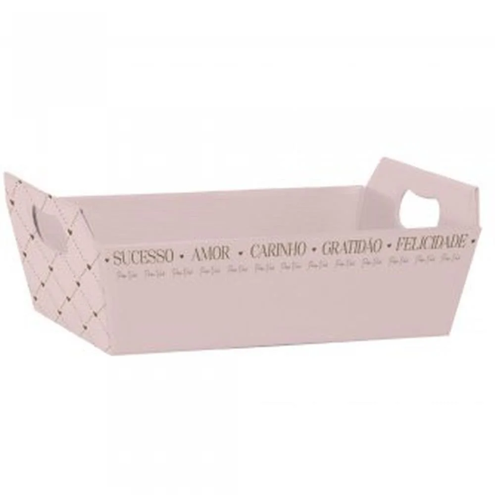 Cesta De Papel Essencia Nude P 21,5X8X15Cm Xingo Embalagens (Pct.c/04) - imagem 3