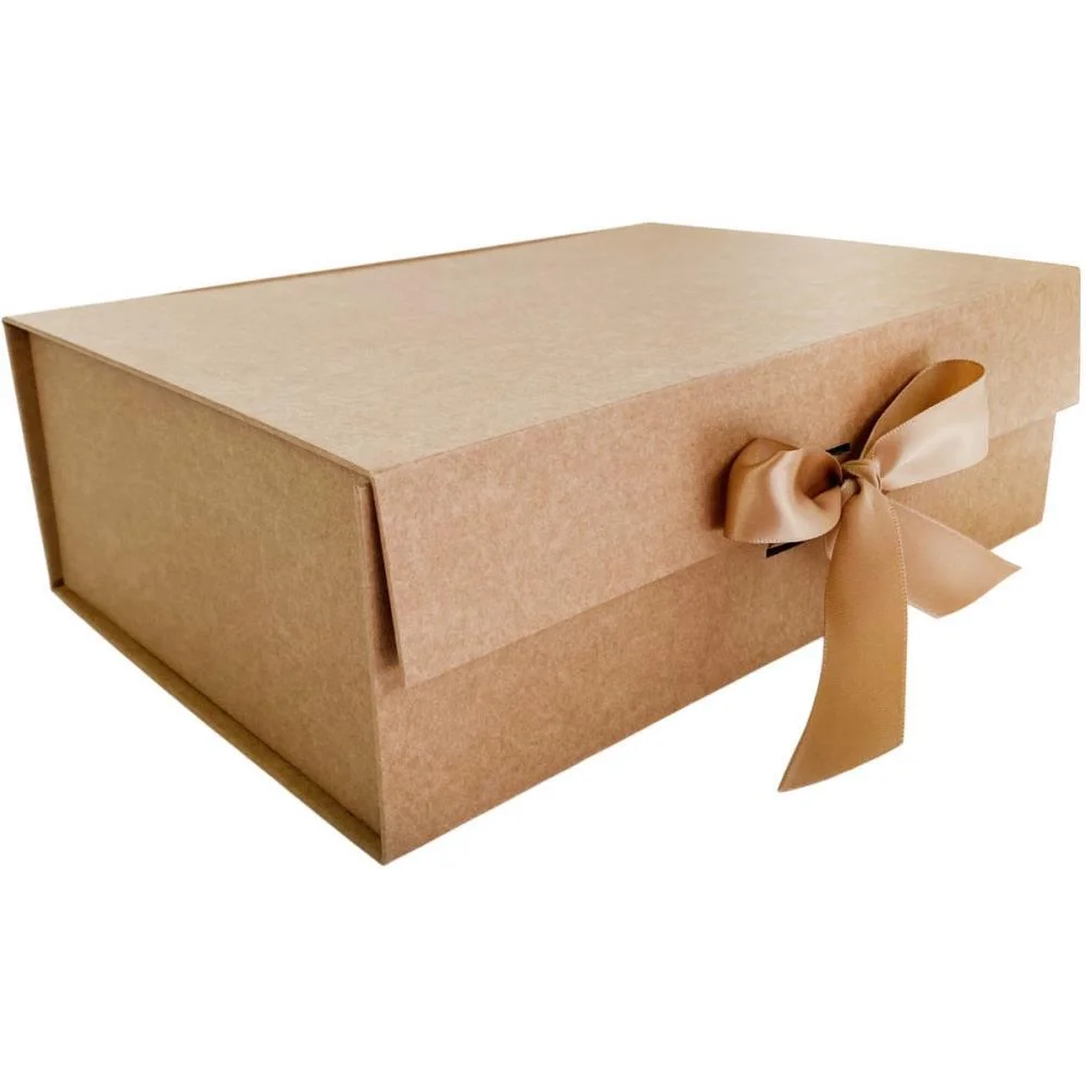 Caixa Para Presente Com Tampa Rigida Dobr. Kraft 28X20X9,2Cm Art Lille (Unidade) - imagem 5