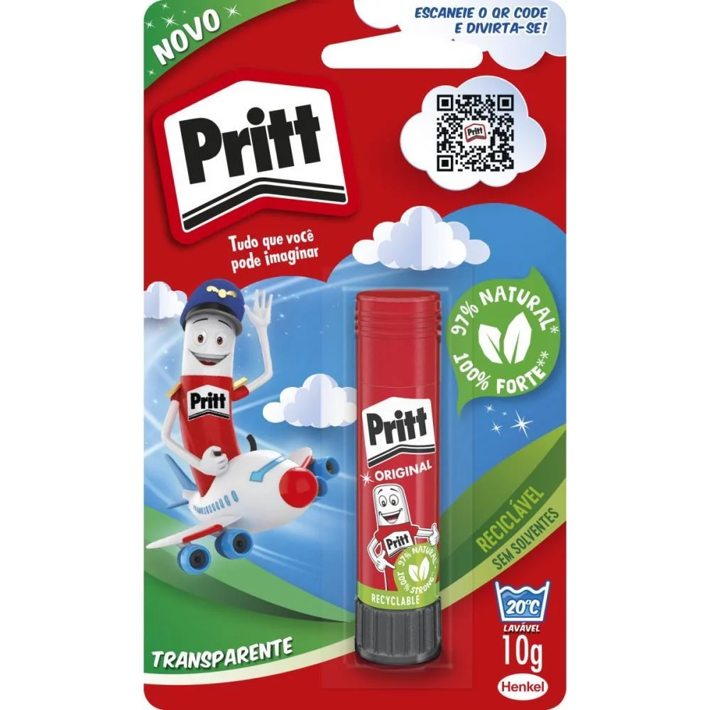 Cola Em Bastao Pritt 10 Gramas Henkel (Bl.c/01) - imagem 3