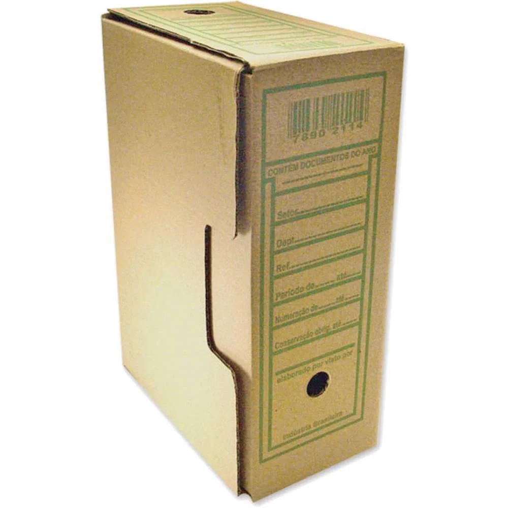 Arquivo Morto Papelao 35 X 13,3 X 24,7 Cm 240 G Sao Carlos (Pct.c/25) - imagem 2