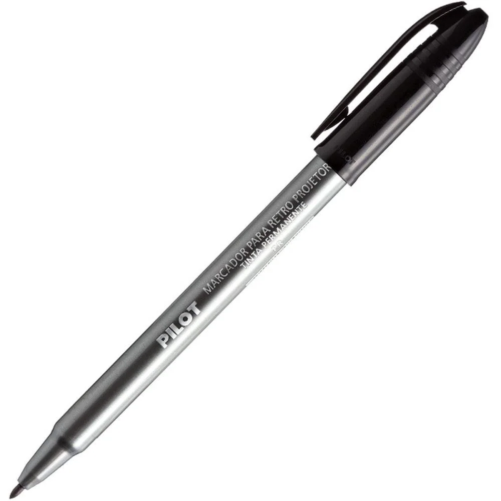 Caneta Retroprojetor 2.0Mm Marcador Preta Pilot (Cx.c/12) - imagem 4