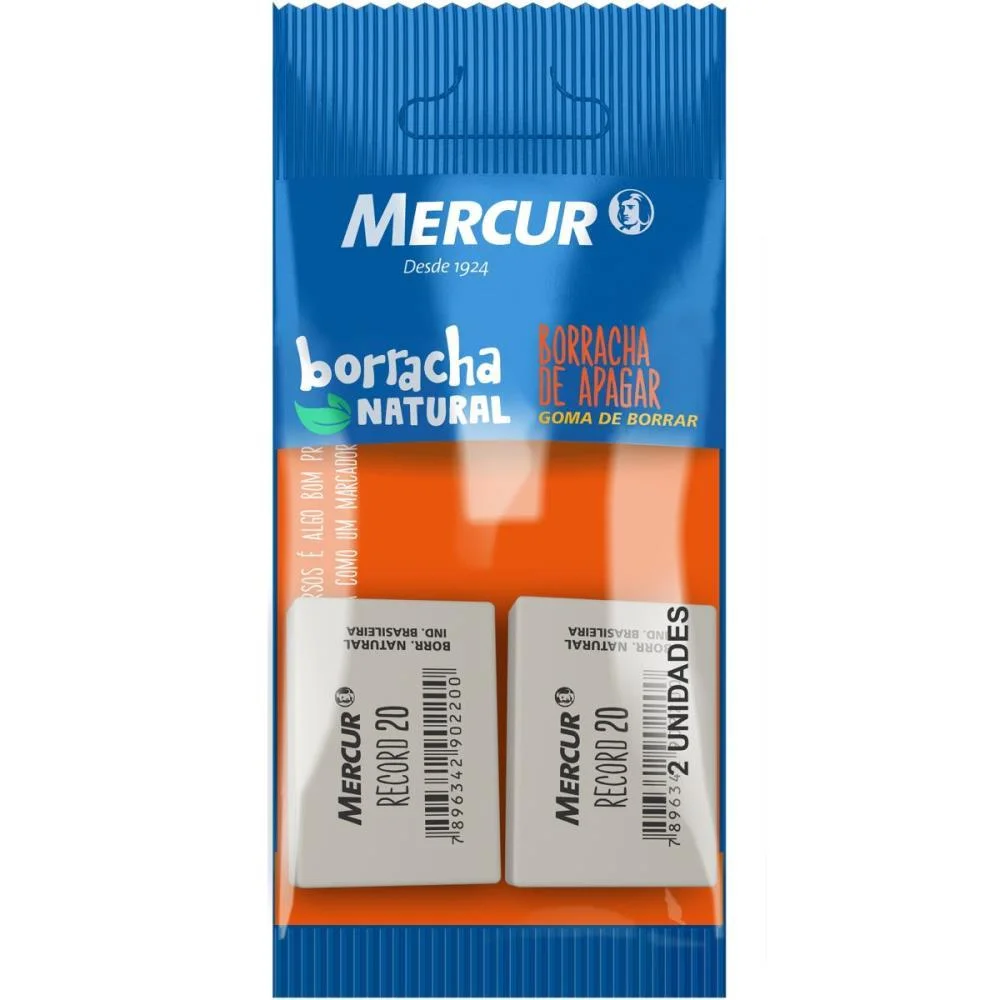 Borracha Branca Pull Pack Record 20 Mercur (Bl.c/02) - imagem 3