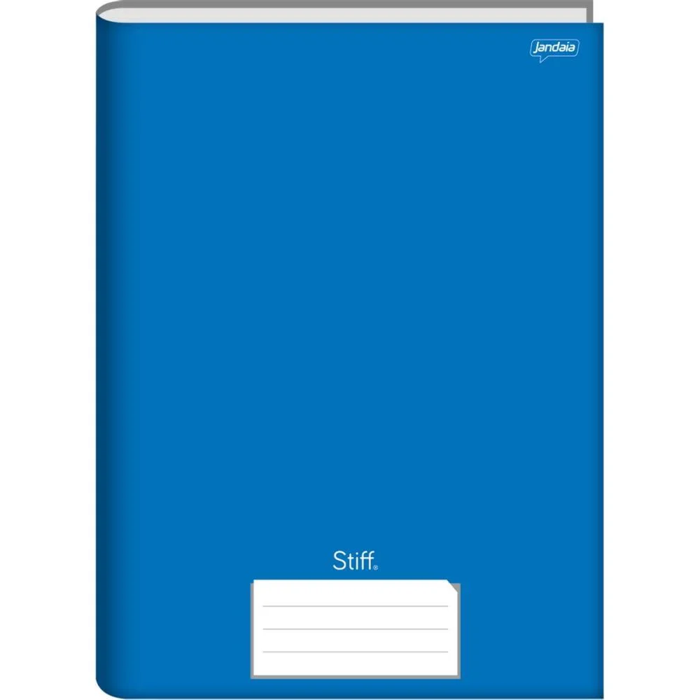 Caderno Brochurao Capa Dura Stiff 96 Folhas Azul Jandaia (Pct.c/05) - imagem 3