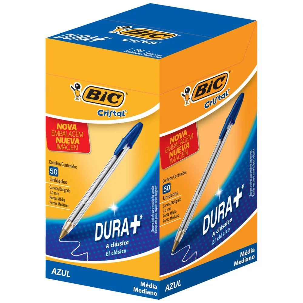 Caneta Esferografica Cristal Azul Bic (Cx.c/50) - imagem 2
