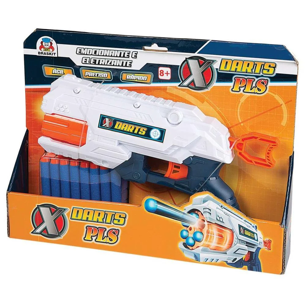 Lancador X Darts Pls C/16 Dardos Braskit (Unidade) - imagem 2