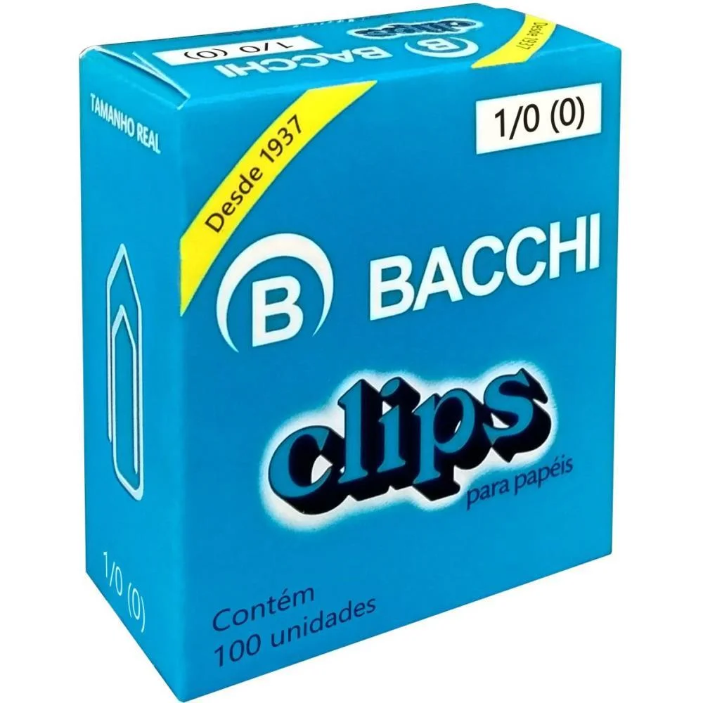 Clipe Galvanizado Aco 1/0 (0) 100 Unidades Bacchi (Pct.c/10) - imagem 4
