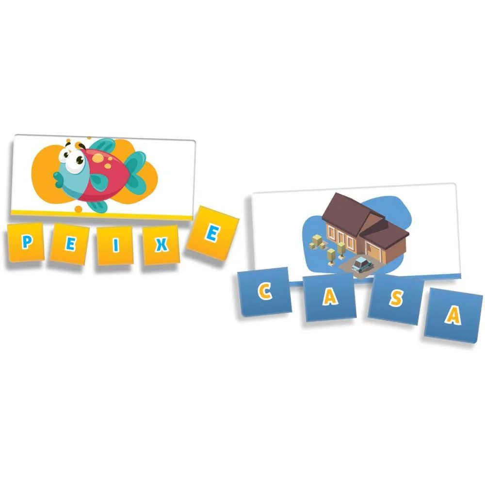 Brinquedo Pedagogico Soletrar 52 Peças Coluna (Unidade) - imagem 3