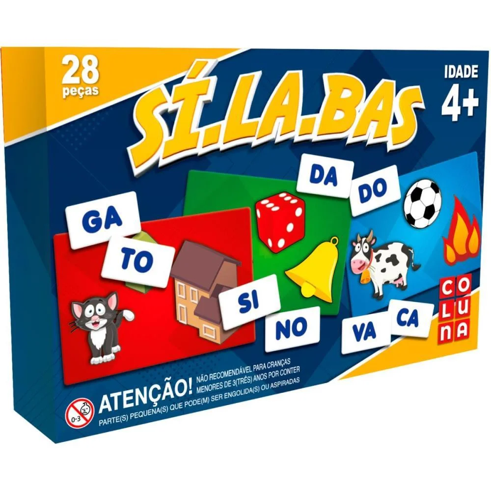 Brinquedo Pedagogico Silabas 28 Pecas Coluna (Unidade) - imagem 2