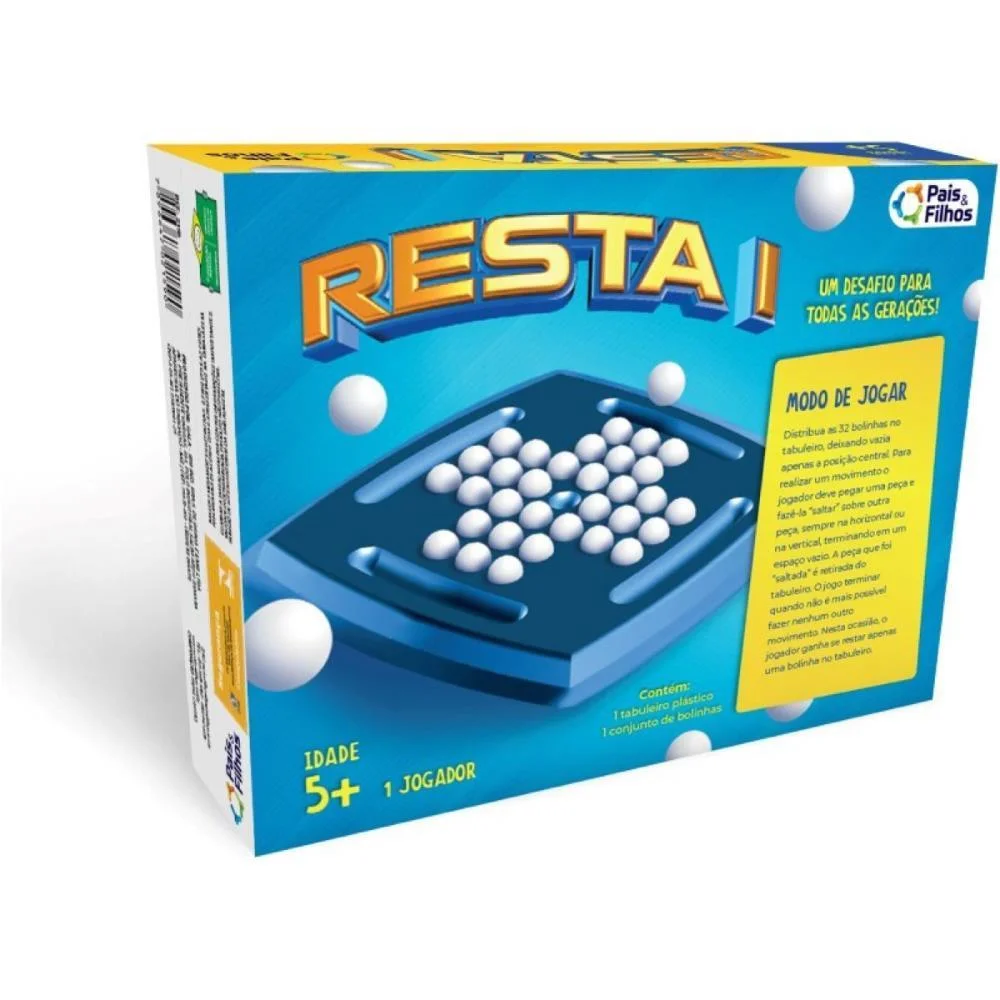 Jogo Diverso Resta 1 Pais E Filhos (Unidade) - imagem 3
