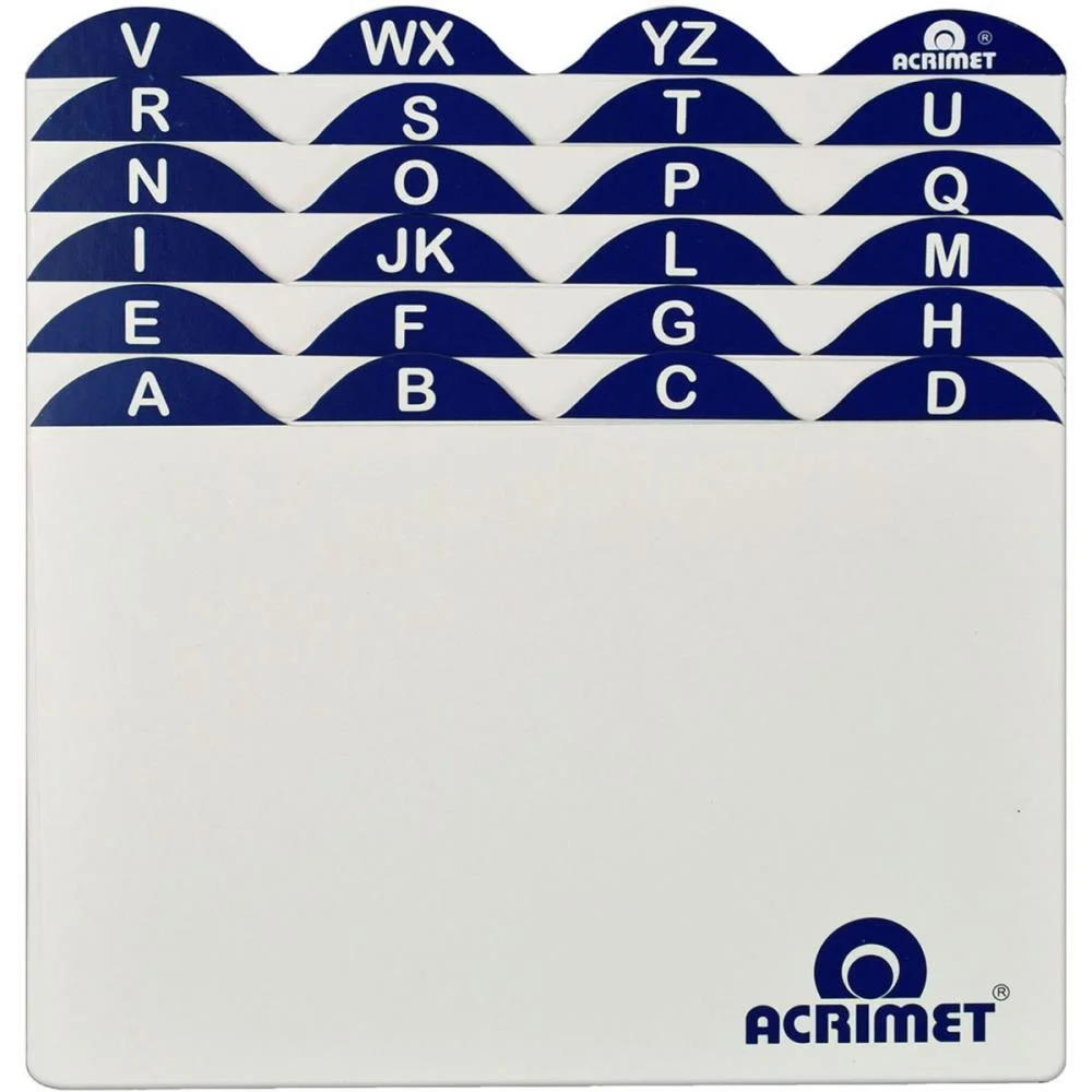 Indice Para Fichario A-Z  4X6 Cartao Acrimet (Unidade) - imagem 3