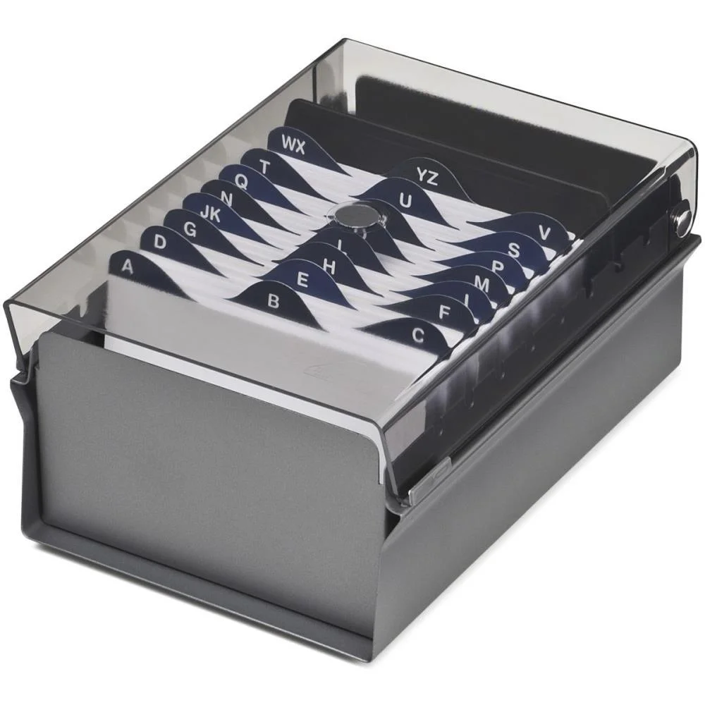 Fichario De Mesa C/ Base De Aco 3X5 Fume Acrimet (Unidade) - imagem 3