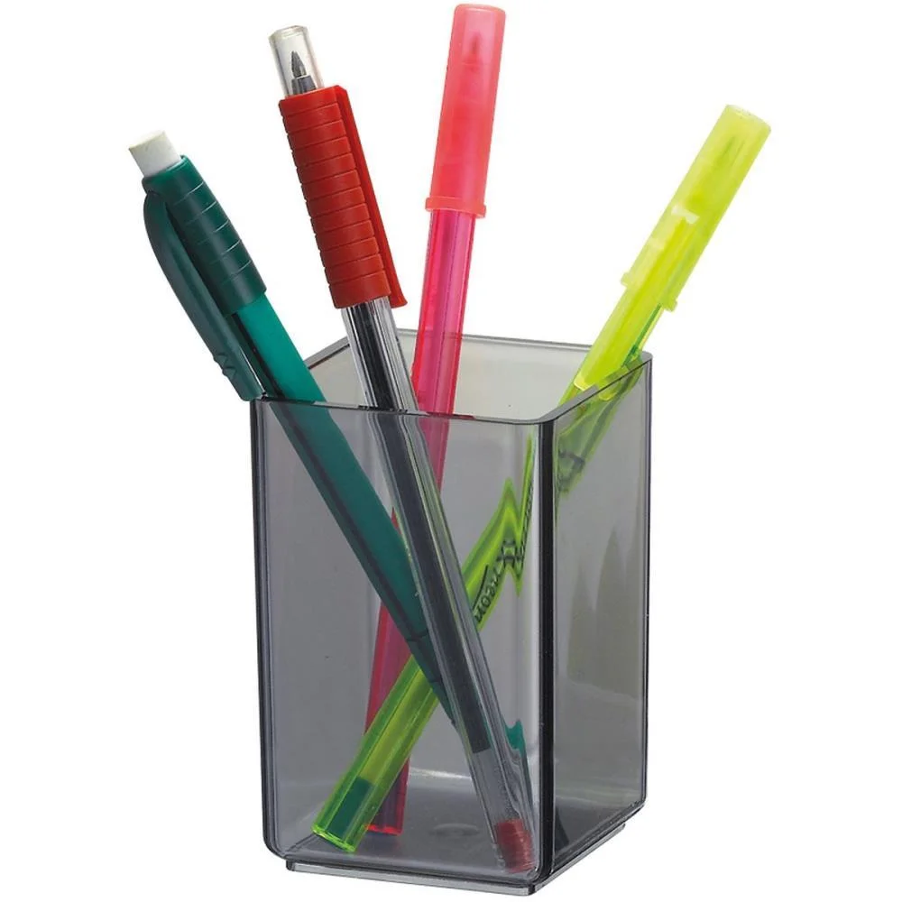 Acessorio Para Mesa Porta Lapis Acrilico Fume Acrimet (Unidade) - imagem 3
