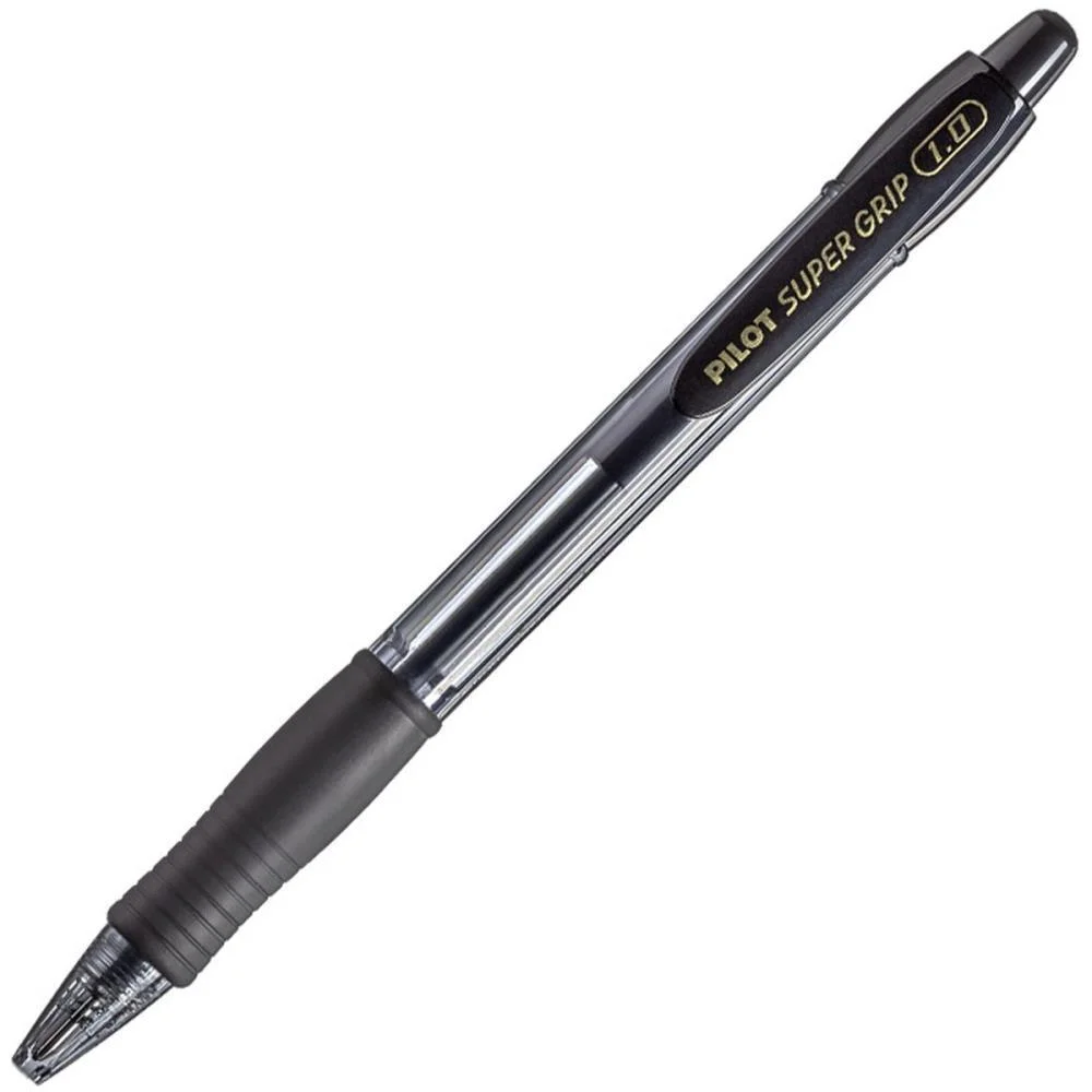 Caneta Esferografica Retratil Bpgp-S Supergrip 1.0Mm Preta Pilot (Cx.c/12) - imagem 4