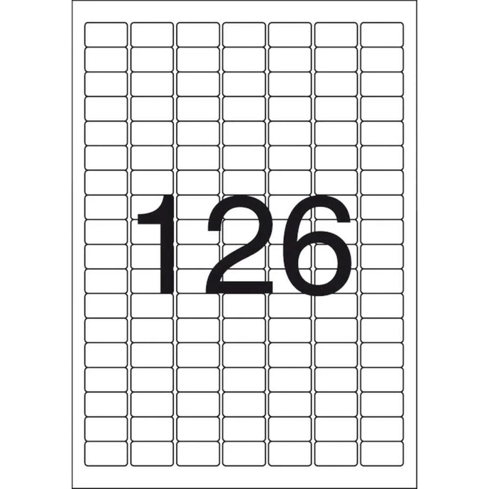 Etiqueta A4 A4249 25 Fls 15,0 X 26,0 Mm Pimaco (Ct.c/3150) - imagem 4