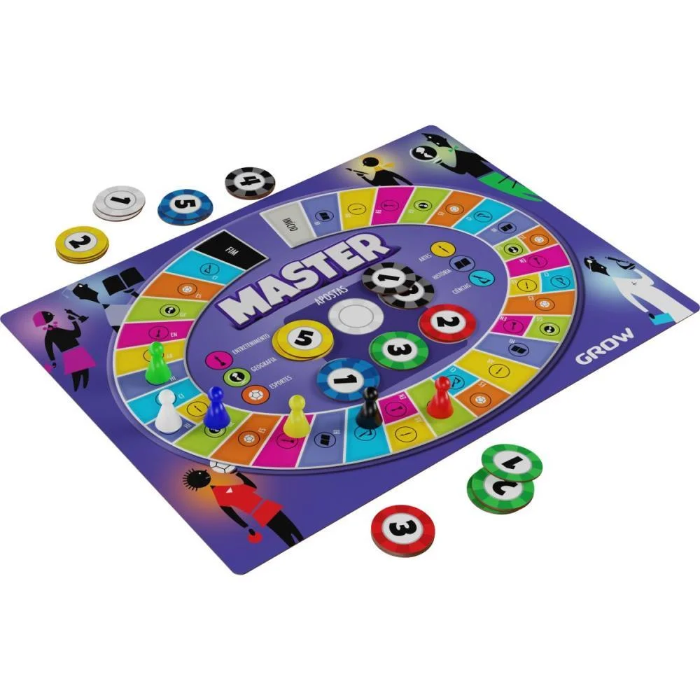 Jogo De Tabuleiro Master Perguntas E Respostas Grow (Unidade) - imagem 4
