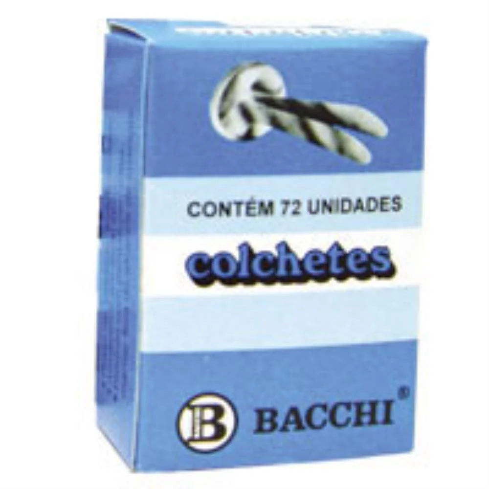 Colchete Latonados N.10 Cx.c/ 72Unid. Bacchi (Pct.c/10) - imagem 2