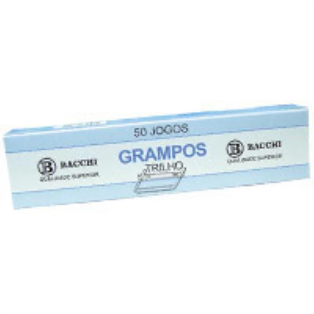 Grampo Trilho Metal Romeu/Julieta Cx.c/50Jg Bacchi (Caixa) - imagem 3