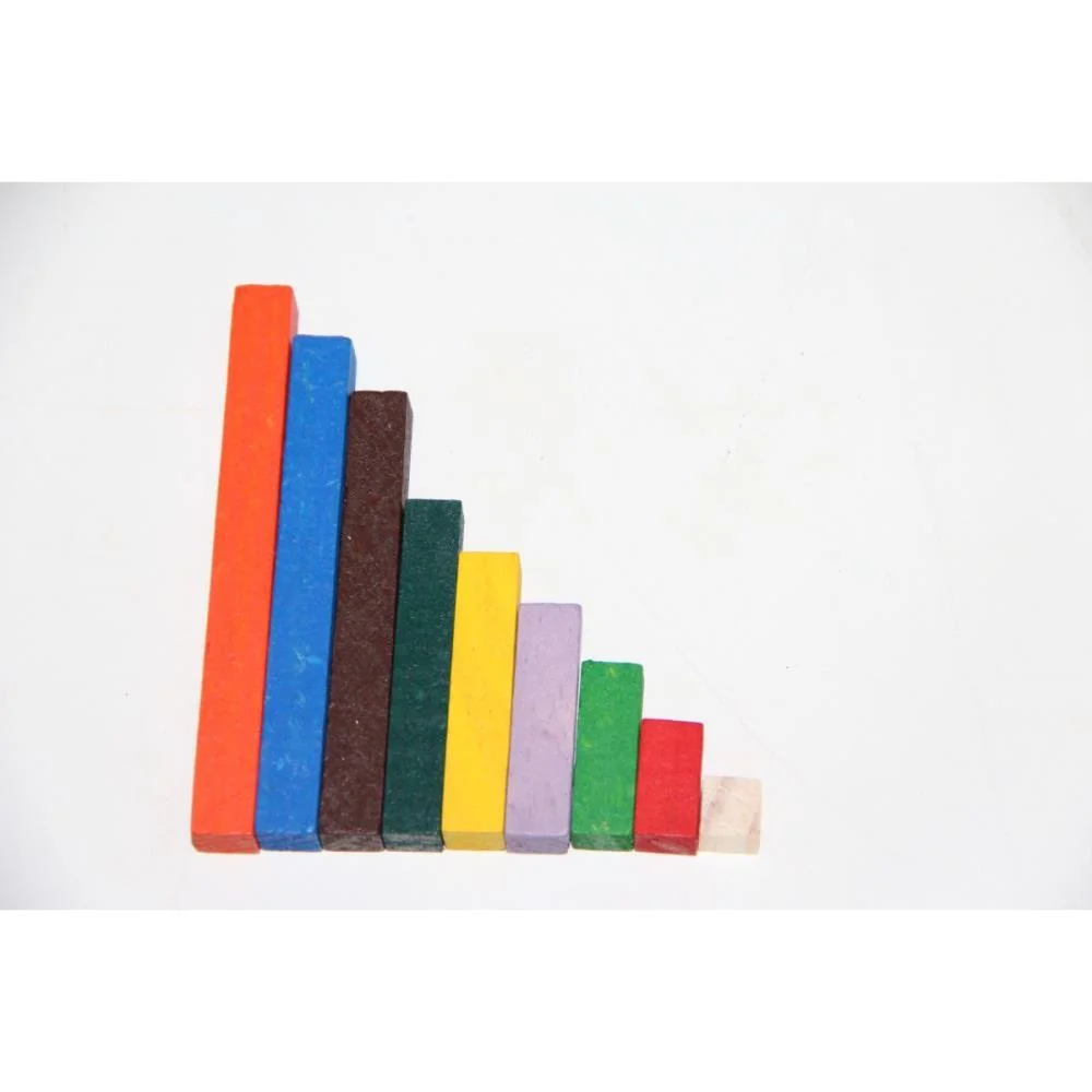 Brinquedo Pedagogico Escala Cuisenaire Indiv.68Pcs Carlu (Unidade) - imagem 3