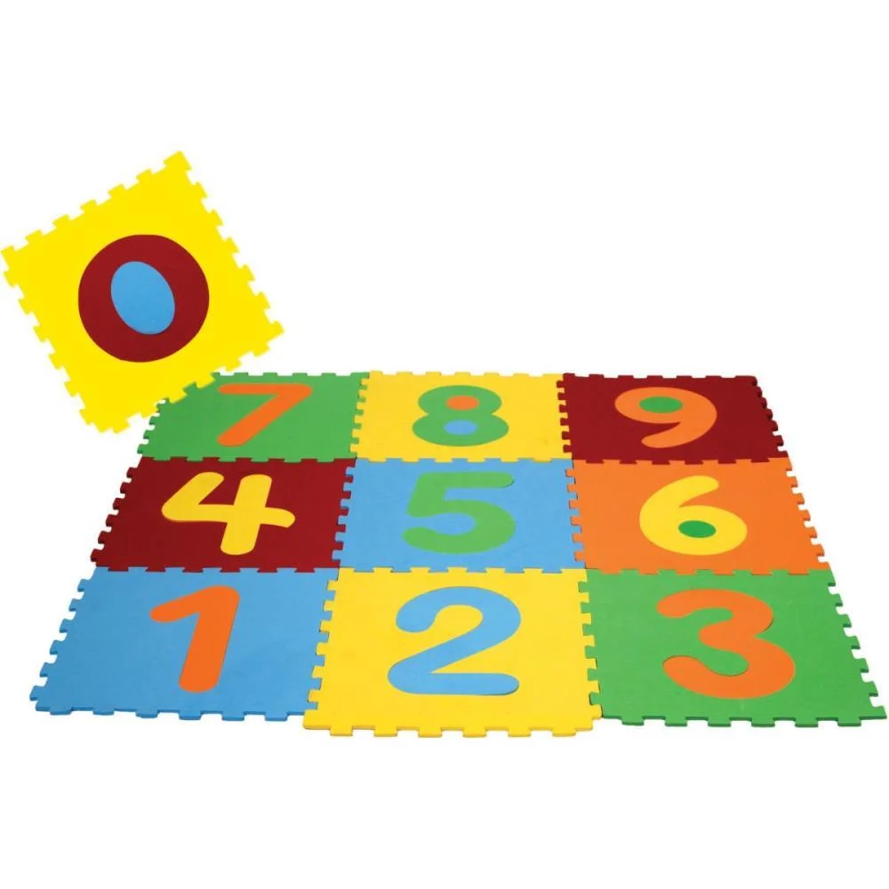 Brinquedo Pedagogico Eva Numeros 28X28Cm 5Mm 10 Pecas Evamax (Unidade) - imagem 4