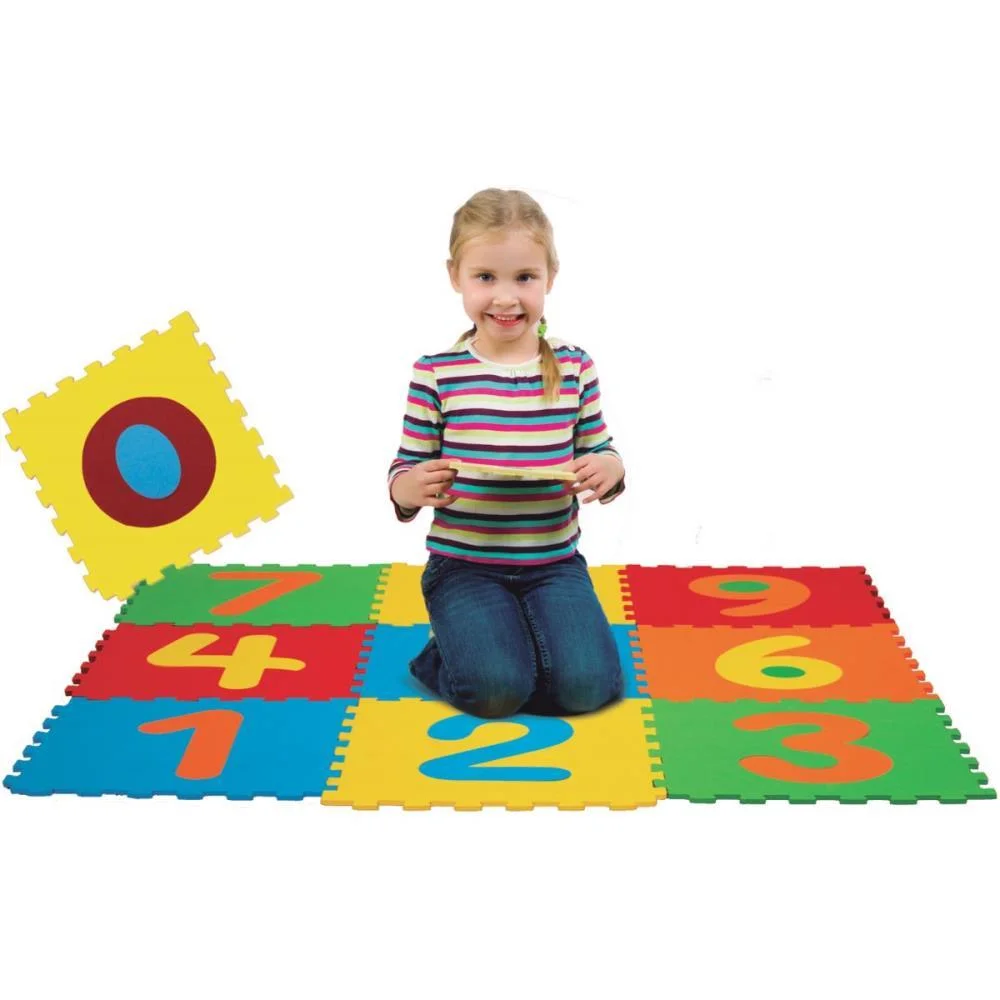 Brinquedo Pedagogico Eva Numeros 28X28Cm 5Mm 10 Pecas Evamax (Unidade) - imagem 5