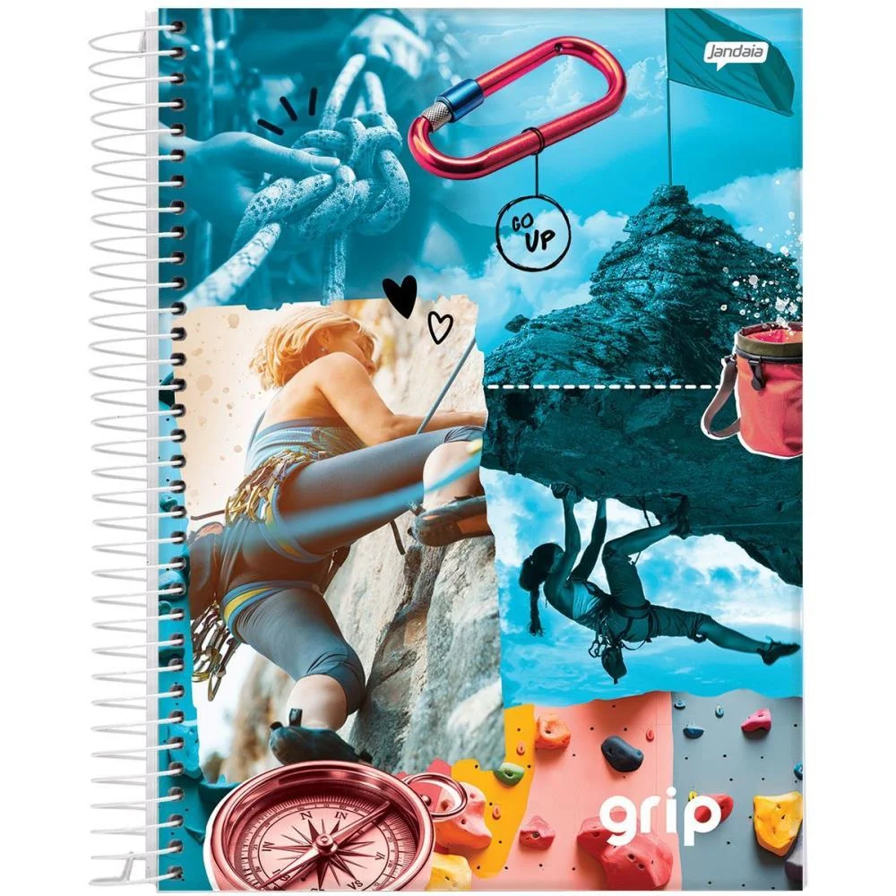 Caderno 20X1 Capa Dura Grip 320Fls. Jandaia (Pct.c/02) - imagem 7