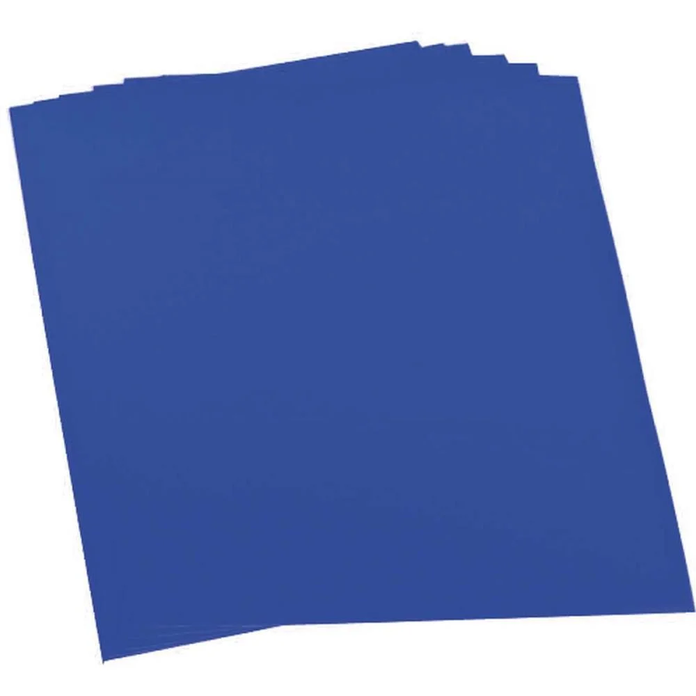 Contra Capa Encadernacao A4 Azul Royal Fosco (0,30) Mares (Pct.c/50) - imagem 3